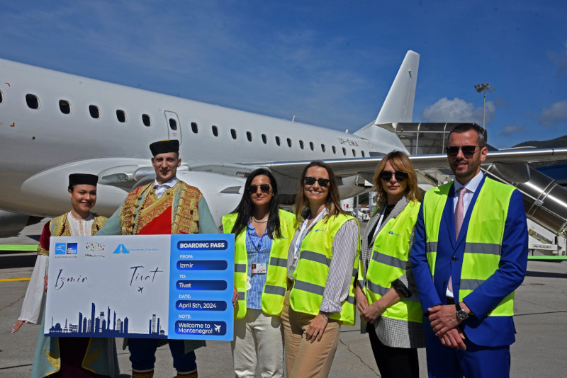 Air Montenegro otvorio liniju Tivat-Izmir