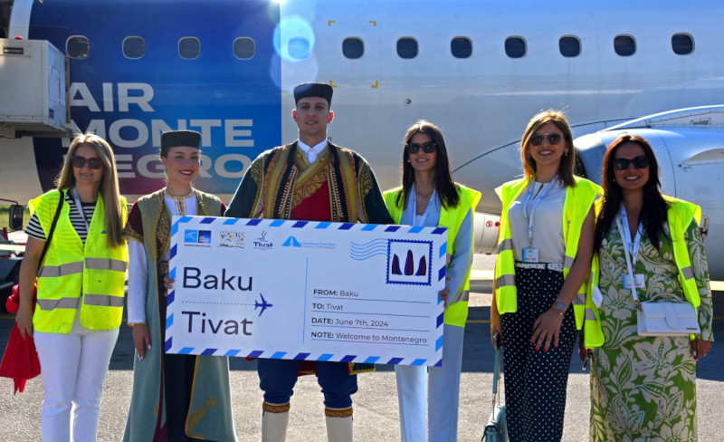 Air Montenegro otvorio liniju Tivat-Baku